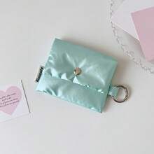 Minimalist Anti-Drop Earphone Case, Korean Style Student Portable Bluetooth Earphone Storage Bag, Mini Compact Coin Purse - Multicolor - View 10