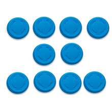 10 pièces Capuchons de boutons de remplacement pour manette Joy-Con et couvercles de stick analogique 3D, pièces de réparation et accessoires pour Nintendo Switch - Voir 12
