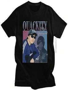 Quackity My Beloved T-Shirt Summer Casual Fashion Printed Harajuku Cotton Short Sleeved Top Loose Tee Tops Streetwear - Negro - Ver 6