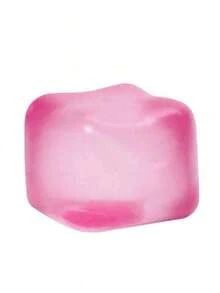 Mini Ice Cube Squeeze Toy, A Handheld Desktop Toy To Relieve Anxiety, Suitable As Desktop Decor, Classroom Prize, Party Favor And Holiday Gift - Hồng - Xem 3