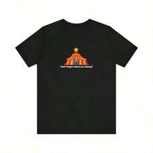 1 Piece Minimalist Clown T-Shirt / Funny Meme T-Shirt / Circus Clown T-Shirt / Clowncore Aesthetic / Funny T-Shirt / Funny Gift For Her / Gift For Him 180g 100% Cotton - 黑色 - 查看 5