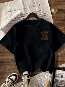 Women T-Shirts - Black - View 2
