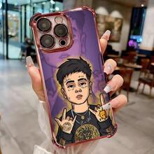 Funda para teléfono Duki Rapper compatible con iPhone 16, 15, 14, 13, 12, 11 Pro Max, X, XR, XS Max, 8, 7 Plus, a prueba de golpes, transparente y de suave material. - Color mixto 1 - Ver 2