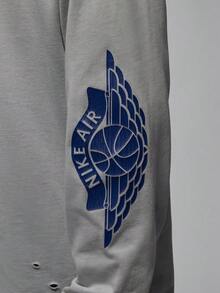 Jordan Nike Rare Air 男款寬鬆針織長袖運動上衣 IB3135-077 - 淺灰色 - 查看 5