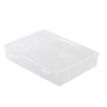1 Large & 1 Small Stackable Transparent Document Storage Box With Lid, Moisture-Proof For Important Certificates And Files - Sets - View 7
