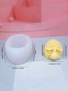1 khuôn silicon hình cừu 3D mềm mại mới, dùng để tự làm nến thơm thủ công, khuôn silicon khuếch tán tinh dầu. - A-trắng - Xem 8