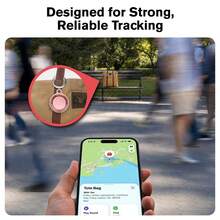 Vena For Apple AirTag Holder And Keyring, AirTag Keychain Holder Waterproof AirTag Case - 彩色 - 查看 6