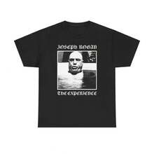 La Experiencia |   Camiseta con Gráficos de Parodia de Black Metal |   Camiseta Unisex de Algodón Grueso de Podcast MMA Guys Dudes - Negro - Ver 1