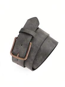 1pc Minimalist Versatile PU Buckle Belt, Unisex Retro Western Style Suitable For Daily Wear - BH1122 - View 16