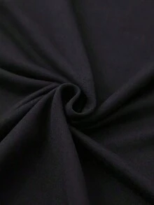 Camiseta de manga corta con cuello redondo y estampado floral vintage en negro para hombre, cómoda y transpirable, de corte holgado para uso diario, actividades de ocio al aire libre y estilo urbano en verano. - Negro - Ver 5