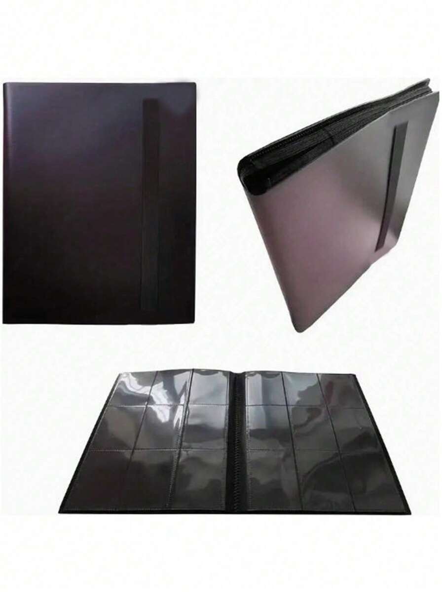 Trading Card Binder Holder Collectable Sports Card Binder Storage Protection, Football Cards, ForMTG, TCG, Game Cards, Sports Cards For Collectors - Card Folder With 360 Degree Protection, Made Of Thermoplastic Polyurethane
