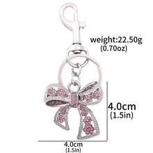 A European And American Full Diamond Bow Clothing Keychain Key Accessories - Fashionable And Cute. Women's Bag Accessories - Multicolor - View 13