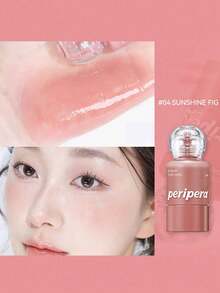 Peripera 004# 保湿腮红，滋润配方，全天候保湿，丝绒般柔滑质地，自然可爱珠光，轻盈易晕染，持久玫瑰红晕，柔焦光泽，提亮肤色，韩式彩妆，节日/母亲节礼物，9克/0.32盎司 - #04 - 查看 4
