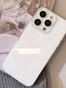 1個白色純色TPU手機殼，適用於 17 Pro Max、11/12/13/14 Plus、7/8 Plus、XR/7/8 Plus、15 Pro Max、17 Air、16 Pro Max，防摔保護套 - 白色 - 查看 3