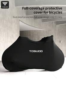 TOSUOD Vỏ bọc chống bụi toàn thân cho xe đạp đa năng, phù hợp cho xe đạp đường trường/xe đạp leo núi - Nhiều màu - Xem 8