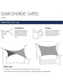 Rectangular Shade Net Made Of Breathable High-Density Polyethylene (HDPE) Shade Fabric (185 G/M²), With UV Protection, Suitable For Terraces, Gardens, Patios And Outdoor Areas. - Grey - View 4