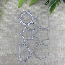 1pc Heart-Shaped Balloon Rattle Metal Cutting Die Template, Suitable For DIY Scrapbook/Photo Album Decoration Embossing DIY Paper Card - DIY Cutout Patterns - View 2
