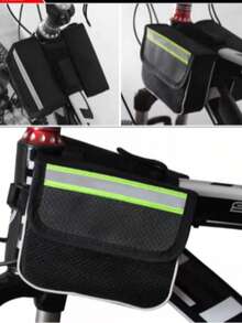 Sac avant de vélo de montagne, sac de vélo de course pour le passage des vitesses, sac pour téléphone, équipement de cyclisme - A - Voir 2