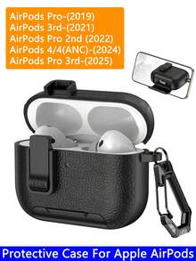 Protective Case Compatible With Pro 3 (2025)/ 4/4 (ANC), Compatible With Pro 2nd Gen (2022-2024) (USB-C), Shockproof Protective Case With Locks, Multiple Colors Available - Multicolor - View 3