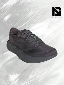 Adidas Adizero Evo SL Grey Black Lime Burst– Men's Lifestyle Sneakers – Shoes For Man -Vintage-Spring & Summer-Inspired Running Shoes, Shock-Absorbing Comfort, Gym To Streetwear Casual Wear-Back To School-KJ1364 - Grey Five/Core Black/Lime Burst - 查看 2