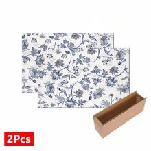 1 件装花卉图案吸水沥水垫，家居装饰，适用于咖啡机台面、水槽排水垫、水龙头软垫、浴室杯垫，厨房卫浴配件 - 彩色 - 查看 14
