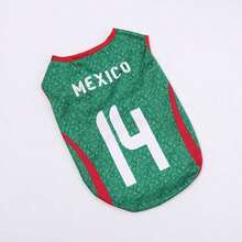 1pc Pet Jersey Mexico Team Jersey 2026 Pet Soccer Uniform Dog Vest Cat T-Shirt Comfortable Breathable Fabric DUDA - 墨西哥 - 查看 3