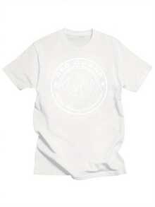 Men's Plus Size Pure Cotton T-Shirt - TV Series Red Dwarf B.D. Short Sleeve Crew Neck T-Shirt From Dawg Mining Company, Suitable For Adults And Teenagers For Casual Wear In Spring, Summer And Autumn, Made Of Opaque Fabric, With A Fun Print Design, Available In Plus Sizes. - 白色 - 查看 6