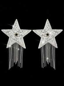 Plus 1 Pair Decor Nipple Cover HLHG - Silver - View 4