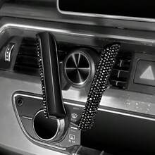 1個閃亮水鑽汽車手機支架 迷你出風口夾式 360°可調式 通用款 女士女孩汽車配件 - 多款式 - 查看 9