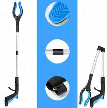 Grabber Reacher Tool, 32 Inch Extra Long Foldable Pick Up Stick With Strong Grip Magnetic, 360°Rotating Anti-Slip Jaw, Lightweight For Seniors, Indoor Outdoor Cleaning Supplies Blue - 32 inch (1 gói) - Xem 6