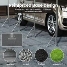 14x20 FT Heavy Duty Metal Carport, 2" Thick Galvanized Steel Frame, All-Weather Waterproof Car Canopy, Reinforced Base Outdoor Garage For Truck Car Boat - Metal Carport - View 4