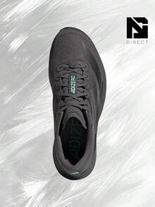 Adidas Adizero Evo SL Grey Black Lime Burst– Men's Lifestyle Sneakers – Shoes For Man -Vintage-Spring & Summer-Inspired Running Shoes, Shock-Absorbing Comfort, Gym To Streetwear Casual Wear-Back To School-KJ1364 - Grey Five/Core Black/Lime Burst - 查看 4