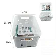 Plastic storage boxes with transparent pulleys, multi-functional stackable storage bins, large lidded storage containers and organizer boxes. Available in multiple sizes, they are sturdy, durable and not ea to form. clothes, sweaters, snacks, sundries, documents, books, office supplies and cleaning tools, and are suitable for bedrooms, living rooms, storage rooms, pantries, offices, garages, kitchens and other places. - 查看 13