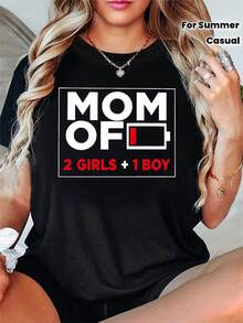 Camiseta de mujer para primavera y verano - Negro - Ver 8