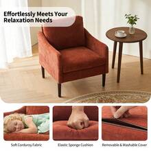 Sofas & Couches - Orange - View 5