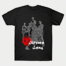Chroma Gang Y2K Trend Motiv T-shirt, Casual Summer, streetwear, herrkläder, sommartoppar, personlig t-shirt, Y36K T-shirt - Svart - Visa 7