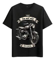 Camiseta Muscle Freaks Estilo Vintage de Motocicleta - Negro - Ver 1