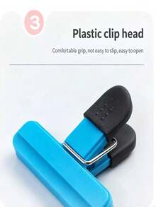 5pcs High Quality Durable Silicone Food Bag Clips - Strong Sealing Clips, Essential For Kitchen Storage, Suitable For Food Preservation, Household Storage, Multi-Purpose Sealer - Upgraded Version - View 9