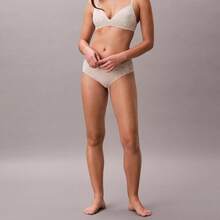 Calvin Klein Perfectly Fit Wirefree T-Shirt Bra QF8013 Underwear  Women  Bras + Bralettes Underwear Sleepwear - Stippled Skin Tofu - 查看 3