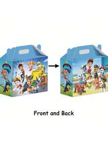 Paw Patrol 12/24件組 汪汪隊主題節日生日派對用品 糖果盒禮物盒包裝 - 卡通 - 查看 9