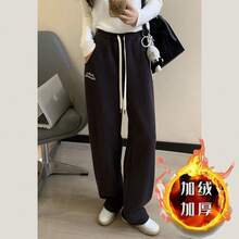 Women Pants - Dark Gray/Fleece-lined Autumn/winter Style [Blogger's Outfit #style] - View 10