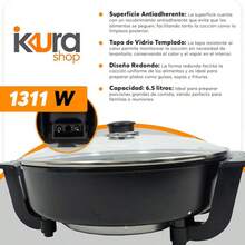 Electric Skillets & Wok - US A Type Plug(110-127V) - View 5