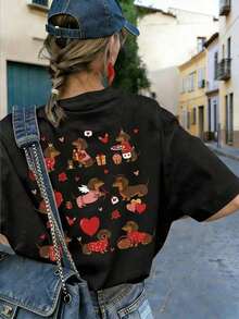 Women T-Shirts - Black - View 3