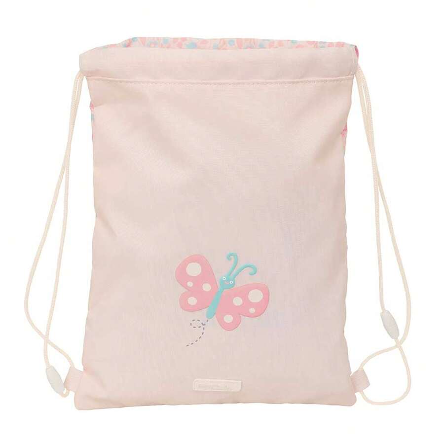 Safta SPIDERMAN | Sacos Deportivos Planos Junior Marvel Spider-Man, Mochilas Escolares Tipo Saco con Cierre de Cordones, Bolsillo Interior con Cremallera, Cierre de Confianza Anti-Estrangulamiento, Azul y Rojo - Envío GRATIS ✅ Entrega 24/48h a España (península) - Mariposa - Ver 1