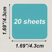 8 Colors 160pcs Fluorescent Transparent Sticky Notes, Waterproof Writable Index Labels, Transparent Memo Paper, Easy To Organize, Can Be Used As Bookmarks, Multi-Color Style, Suitable For Back To School, School Supplies And Office Use - A - View 2