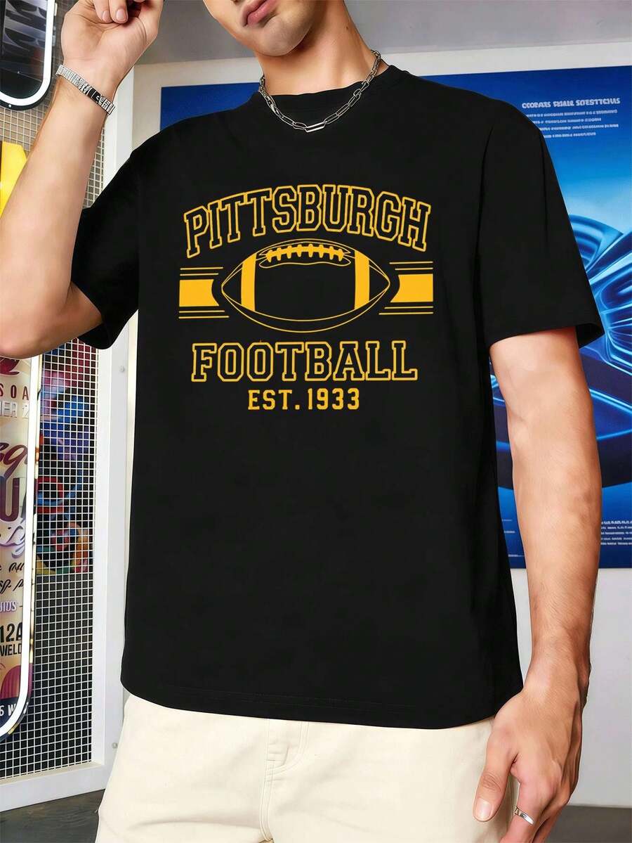 Men T-Shirts - Black - View 1