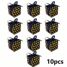 10pcs Gold Polka Dot Gift Boxes With Satin Ribbon Bows, 3 Colors Candy Boxes Suitable For Weddings, Bridal Showers, Birthday Parties - Polka Dot Candy Box - View 7