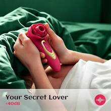 Dildo - Dildo - Rose Sex Toy Dildo Vibrator - 3In1 Rose Sex Stimulator For Women With 10 Sucking & Thrusting Dildo G Spot Vibrators, Adult Clitoral Nipple Suck For Woman For Man Couples,Vibrator Christmas GiftA - 新款av棒1 - 查看 9