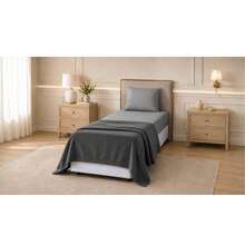 Microfiber Fleece Blanket, 180 Thread Count, Ultra Soft, 1 Piece, Velvety Touch, Single, Double, Queen - 深灰色 - 查看 5