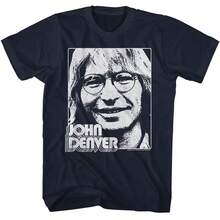 Simple Face Navy Blue T-Shirt - Black - View 7